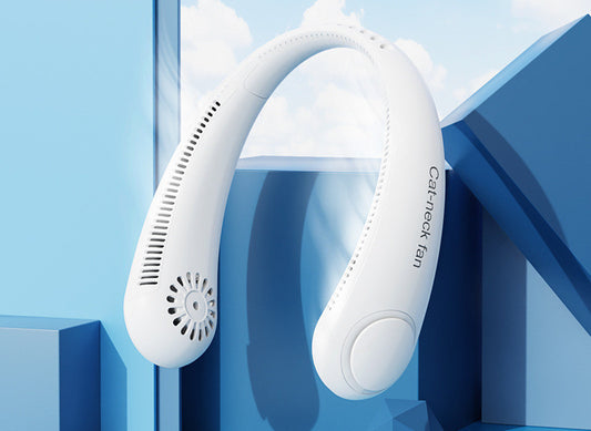 Charging Lazy Hanging Neck Folding Fan